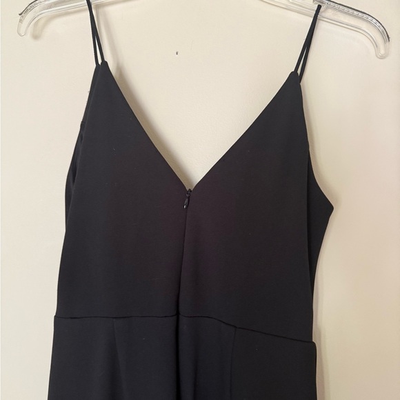 Betsey Johnson Black Tulip Hem Dress Faux Wrap Cocktail - Picture 10 of 14